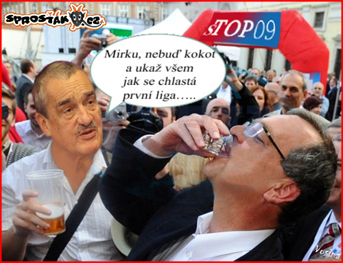 Jak se chlastá první liga