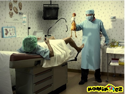 Je to slepička, maminko