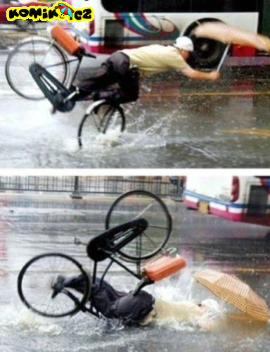 Parašutista na kole