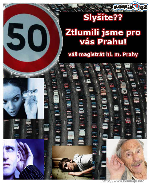 Praha - omezení rychlosti
