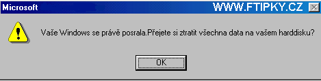 Vaše Windows se právě posr ...